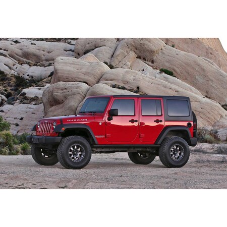Fabtech 3IN SPORT SYSTEM W/ PERF SHKS 2007-18 JEEP JK 4-DOOR K4048